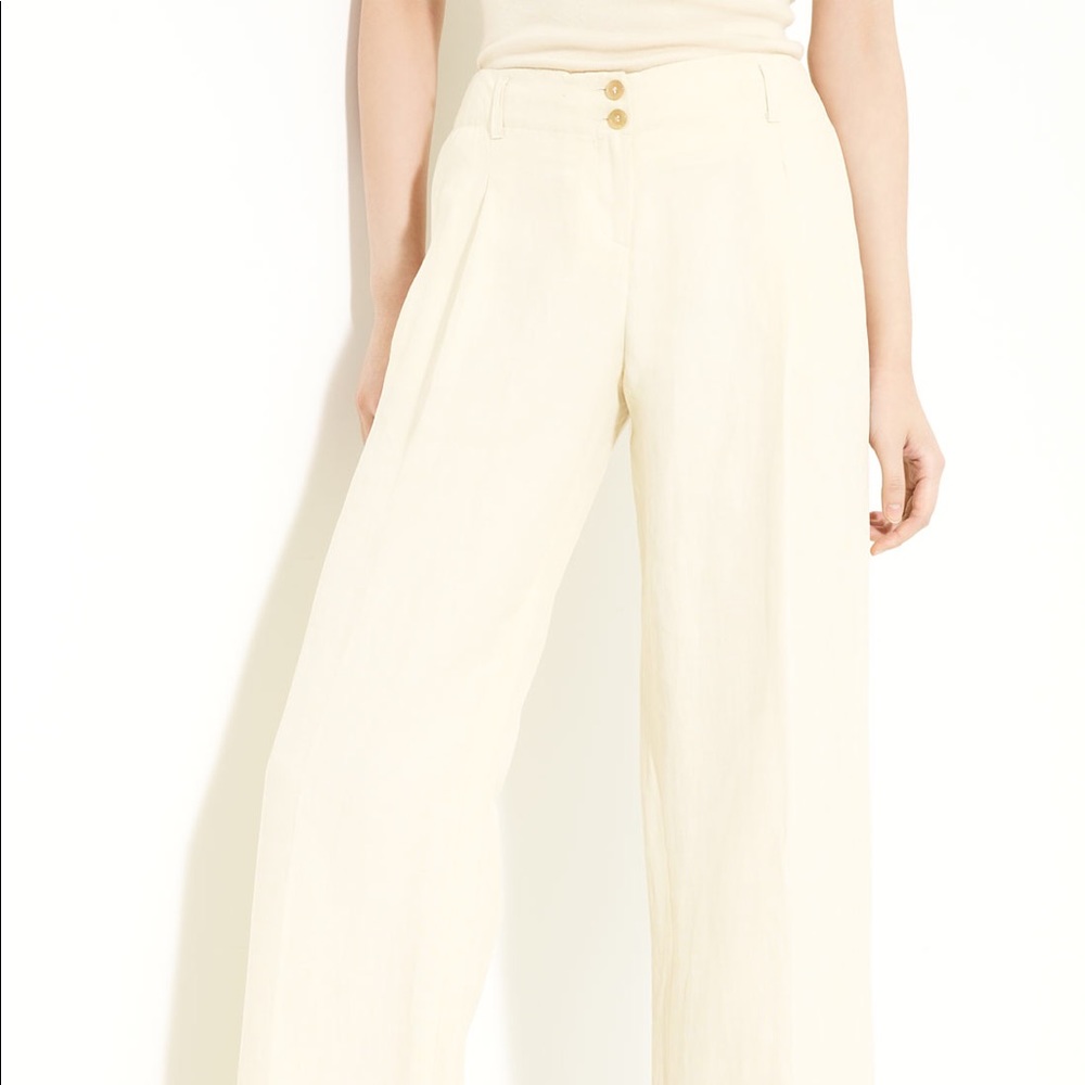 Michael Kors white linen pants